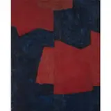 Compositon by Serge Poliakoff, 1965, Huile sur toile, sold Jun 2023