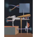 Mon revolver noctambule by Iván Tovar, 1974, Huile sur toile, sold Jun 2023