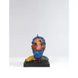Herkules modèle n°3 by Markus Lüpertz, 2009, Bronze peint, sold Jun 2023