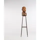 Sans titre by Kader Attia, 2018, Bois sculpté reposant sur un socle en métal, sold Jun 2023