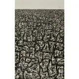 Multitud - 1982 by Antonio Saura Atarés, Lithographie sur papier vélin d’Arches, sold Jun 2023