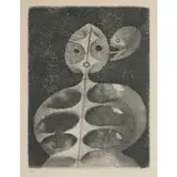 Figure - 1950 by Max Ernst, Eau-forte et aquatinte sur papier vélin, sold Jun 2023