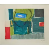 L’arbre à Cachan - 1958 by Olivier Debré, Eau-forte et aquatinte gravée par Jean Signovert, sold Jun 2023
