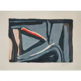 Le Sauvé - 1980 by Bram van Velde, Lithographie sur papier vélin d'Arches, sold Jun 2023