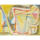 Limpide - 1980 by Bram van Velde, Lithographie sur papier vélin d’Arches, à pleine page, sold Jun 2023