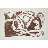 La Reine des Murs - 1960 by Pierre Alechinsky, Lithographie sur papier vélin BFK Rives, sold Jun 2023