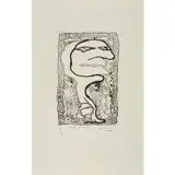 Monument Tobacco Abécédaire - 1978 by Pierre Alechinsky, Eau-forte sur papier de Chine, sold Jun 2023