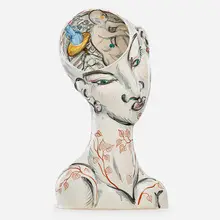 Ceramic Sculpture by Akio Takamori, Japan/USA, sold Jan 2017
