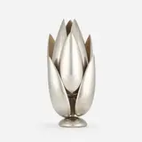Table lamp by Atelier Michel Armand, c. 1970, silvered bronze, sold Jan 2023