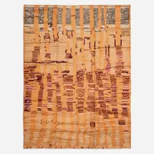 Pile carpet by Moroccan Style, hand-knotted wool, sold Jan 2023