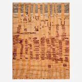 Pile carpet by Moroccan Style, hand-knotted wool, sold Jan 2023