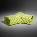 Ballenbank bench by Tejo Remy, 2002, tennis balls over chrome-plated steel structure, sold Jan 2023