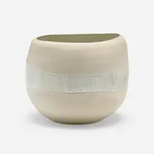 (line 4) by Shio Kusaka, 2010, stoneware, sold Jan 2023