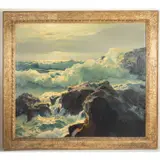 Rocks and Breakers by Frederick Judd Waugh, Oil on board, offered Jul 2026