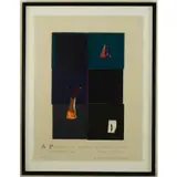 A Perfumed and Heavenly Garment of Sweet Harmonies,Mixed media by Patricia Zinsmeister Parker, screenprint on paper,Signed in print and dated 1997 lower right., offered Jun 2026