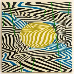 The Ether by James Massena March, Acrylic on canvas,Signed on verso.H: 30 W: 30 in., offered Jun 2026