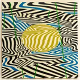 The Ether by James Massena March, Acrylic on canvas,Signed on verso.H: 30 W: 30 in., offered Jun 2026