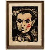 Federico Garcia Lorca by José Caballero, Lithograph with pigment, offered Jun 2026