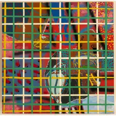 Untitled by James Massena March, 2001, Acrylic on wood panel,H: 24 W: 24 in., offered Jun 2026