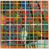 Untitled by James Massena March, 2001, Acrylic on wood panel,H: 24 W: 24 in., offered Jun 2026