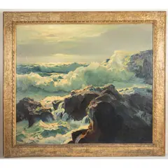 Rocks and Breakers by Frederick Judd Waugh, Oil on board, offered May 2026