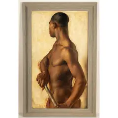 Study of a Male Nude by John Teyral, 1936, Oil on canvas laid on board, offered May 2026