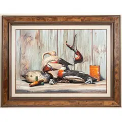 Alvin Meekens Morganser by Donald Boncela, Acrylic on board, offered May 2026