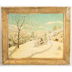 On Snowy Heights by Frederick D. Ogden, Oil on canvas, offered May 2026
