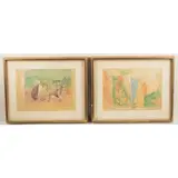 Joueur de flûte et Gazelle Fauns Playing the Flute by Pablo Picasso, Lithograph, offered May 2026