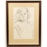 Nude Study by William Sommer, Pencil on paper, offered May 2026