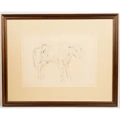 Study of a Cow by William Sommer, Ink on paper, offered May 2026