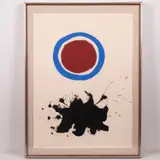 Blue Halo by Adolph Gottlieb, 1967, Screenprint in colors on wove paper, offered Feb 2026