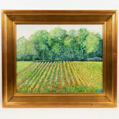 Corn Field, C.N.V.P. (Szalay's) by Jance Lentz, Oil on linen, offered Feb 2026