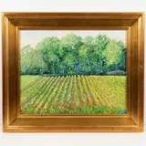 Corn Field, C.N.V.P. (Szalay's) by Jance Lentz, Oil on linen, offered Feb 2026