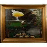 Saylors Home by Henry Church Jr., Oil on canvas, offered Dec 2025