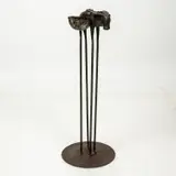 Burro Ashtray Stand, 1938 USAPatinated wrought iron by Thomas Molesworth, steel., offered Oct 2025