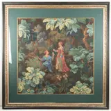 19th Century by A Continental Aubusson Cartoon, Oil on cotton,Canvas dim: H:31 x W: 31 in.H: 43 5/8 W: 43 1/2 in., offered Sep 2025