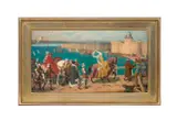 St. Malo by Louis Roger, oil on canvas, sold Jan 2026