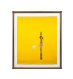 Crucifixion" - 2000 by Craigie Aitchison, screenprint on wove paper, sold Feb 2026