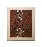 Two Horses in a Thunderstorm" - 1963 by Tadashi Nakayama, woodblock print on paper, sold Feb 2026