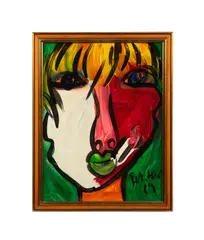 Depeche Mode" - 1989 by Peter Keil, acrylic on canvas, sold Feb 2026