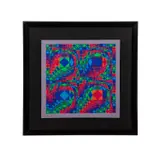 Untitled by Victor Vasarely, silkscreen on toned paper, sold Feb 2026