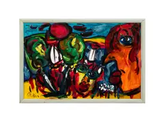 Long Island" - 1984 by Peter Keil, oil on canvas, sold Feb 2026