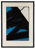 Mountain" -1966 by Robert Conover, woodcut on paper, sold Feb 2026