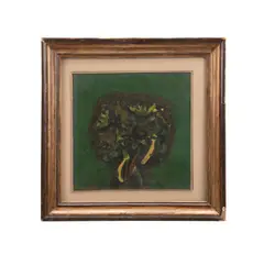 Untitled - Green Composition - 1968 by Ennio Morlotti, oil on canvas, sold Feb 2026