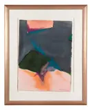 Untitled - 1984 by Nancy Tuttle May, watercolor and pastel on paper, sold Feb 2026