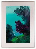 Fiji Fish" - late 20th century by Bob Rankin, acrylic on paper, sold Feb 2026