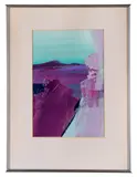 Untitled -late 20th century by Bob Rankin, acrylic on paper, sold Feb 2026