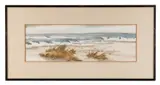 Beach" - 1985 by Nancy Tuttle May, watercolor on paper, sold Feb 2026