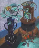 Old Oil Stove by Elvic Steele, oil on masonite, sold Jan 2024